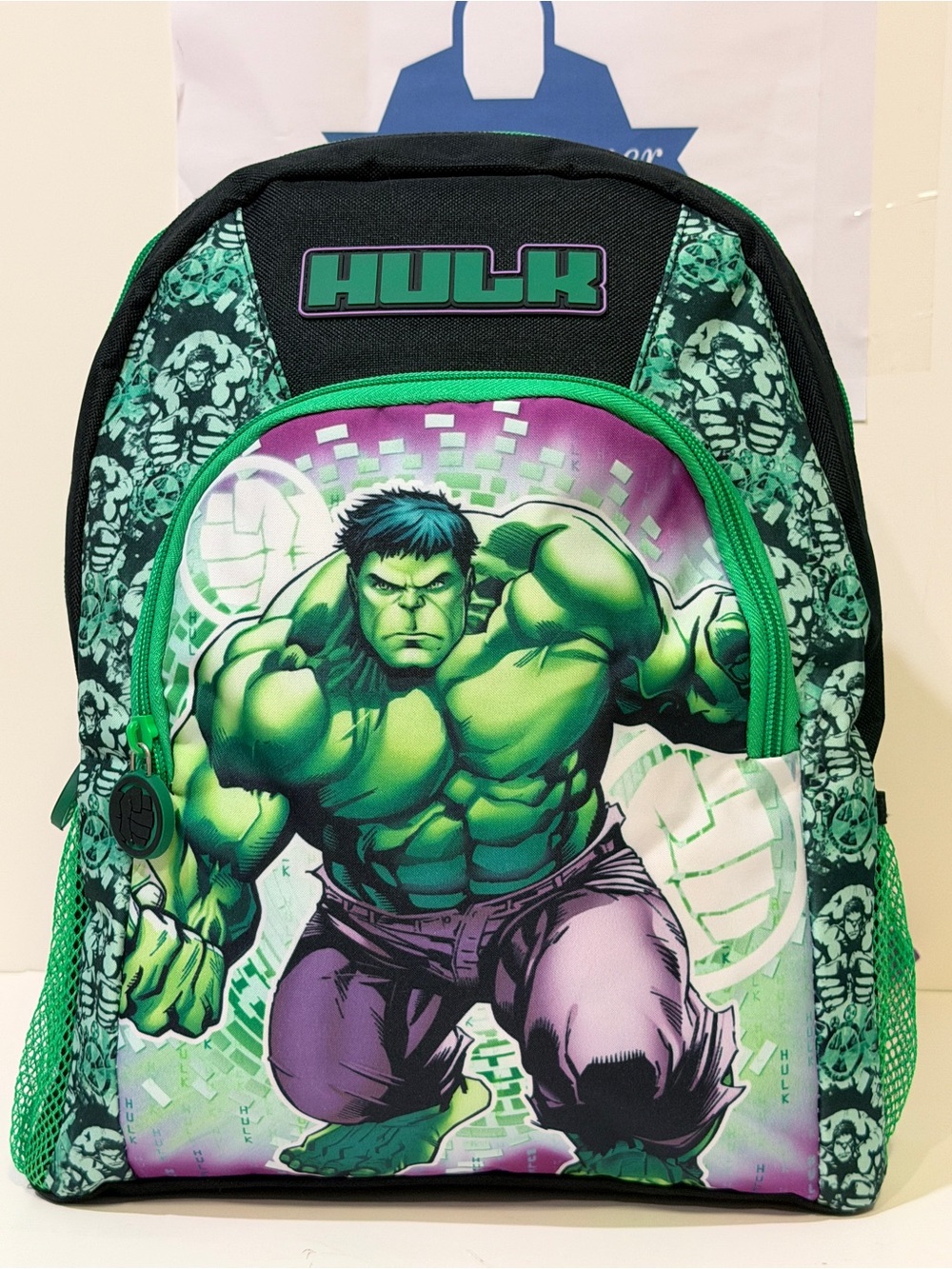 NWT Marvel Hulk Boys Backpack - Graphic School Bag